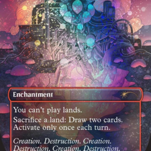 aggressive mining galaxy foil secret lair drop series.webp